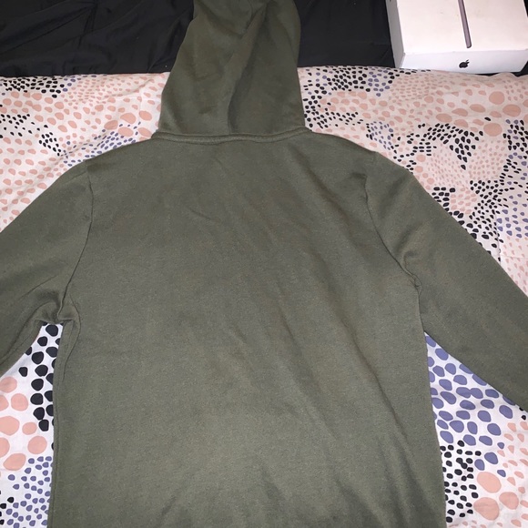 Full zip hoodie and joggers (olive green) - Picture 3 of 5